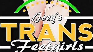 Redhead Femboy Using Her Feet