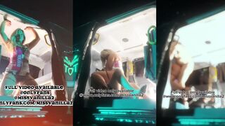 MILF GETS WILD AND FUCKS Stripper In The Party Bus